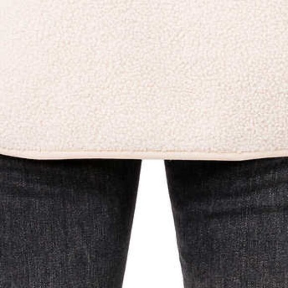 NEW Elle 1/4 Zip Fleece Pullover | Cream - Picture 6 of 9